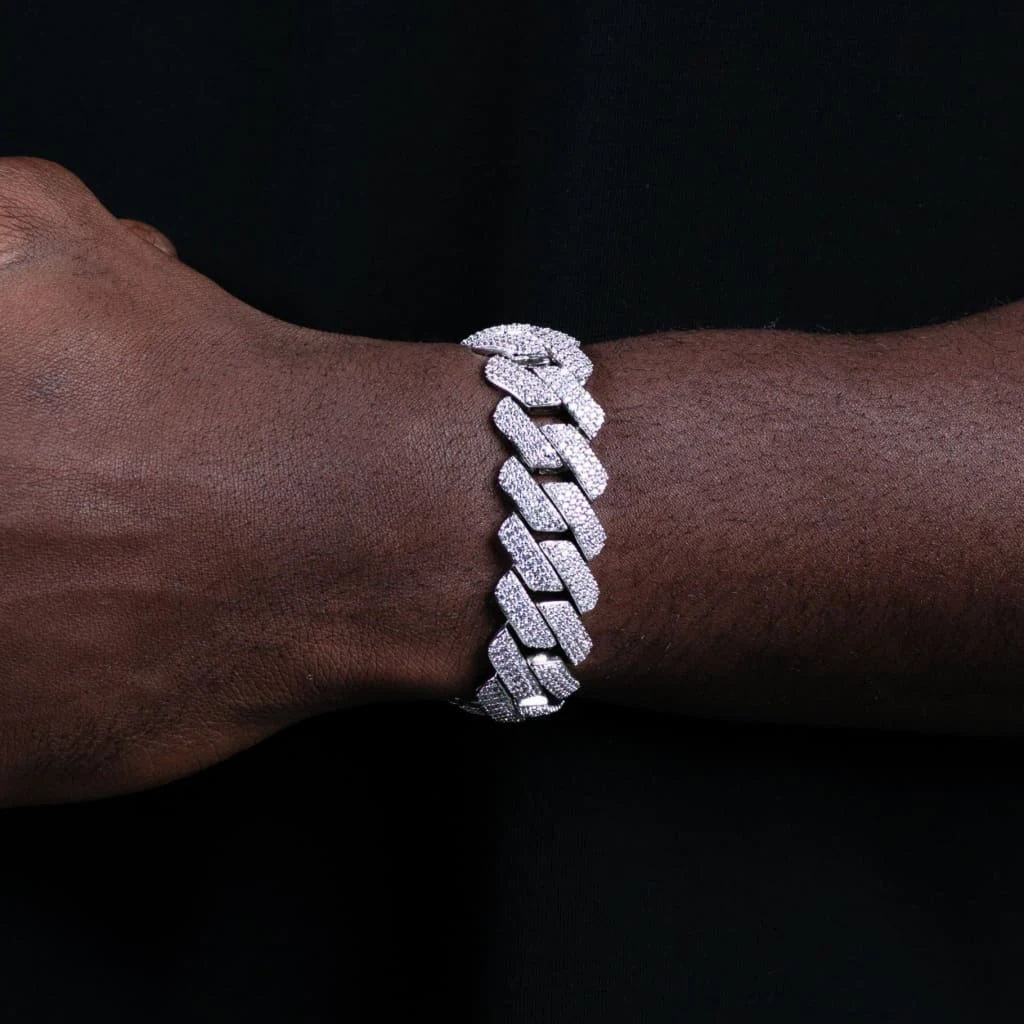 High quality iced out men jewelry 5A cz hip hop new micro pave 19mm cuban link chain big heavy chunky necklace for men boy